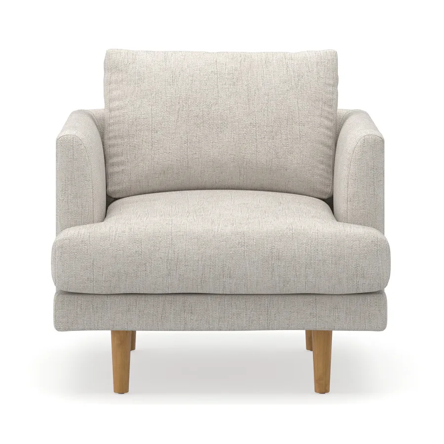 Jaspa Sofa Armchair, Biscuit Linen