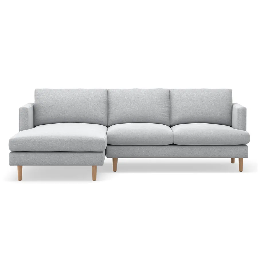 Taylor Modular Sofa with Left Hand Chaise, Cloud Grey