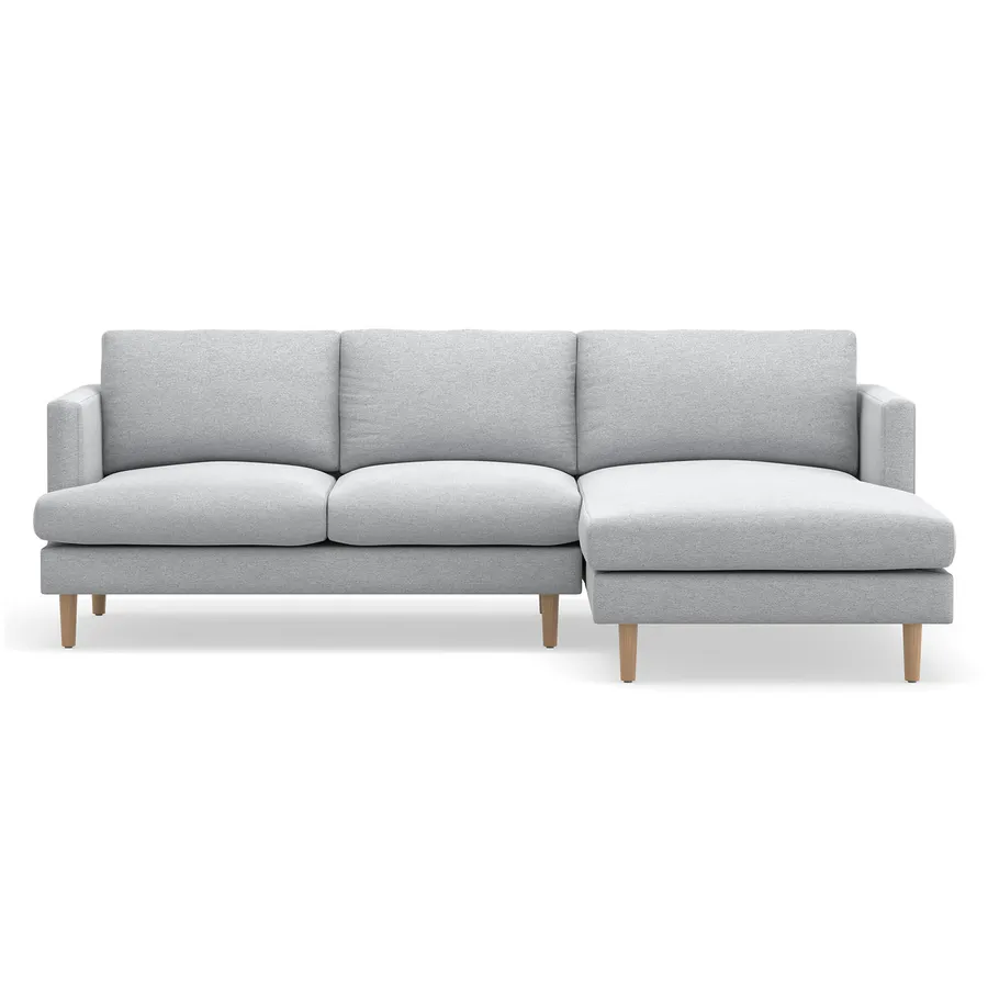 Taylor Modular Sofa with Right Hand Chaise, Cloud Grey