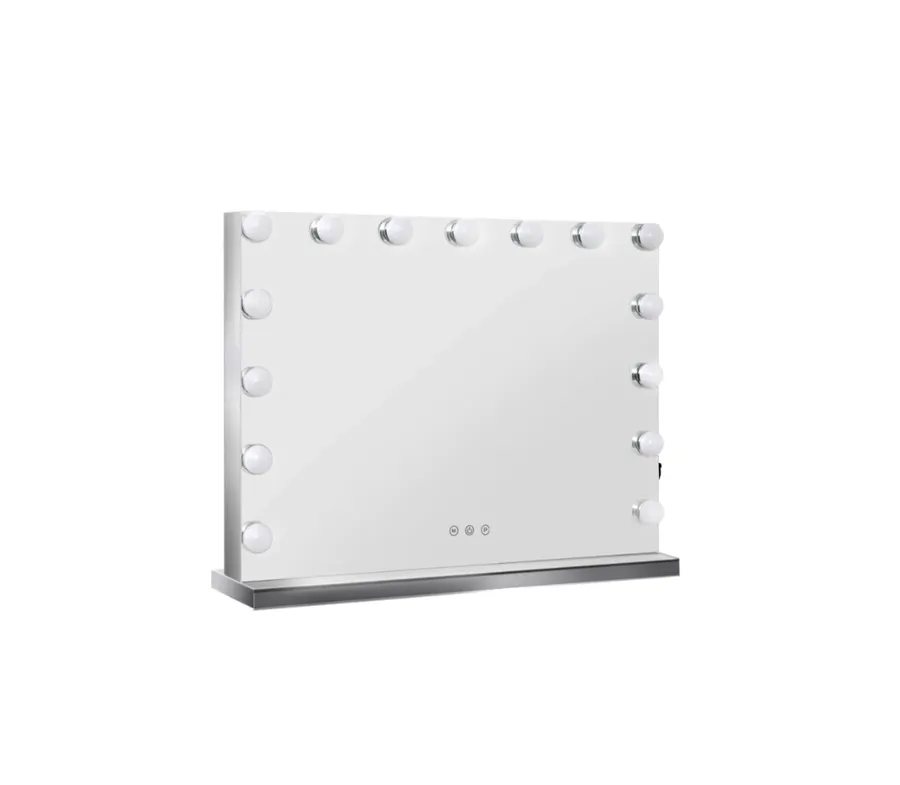 Luna Frameless Makeup Mirror With LED Light 58cm x 46cm