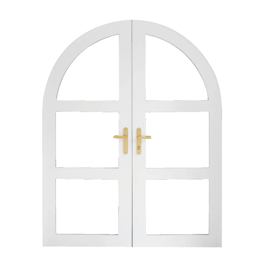 DOUBLE ARCH FRENCH FRONT DOORS
