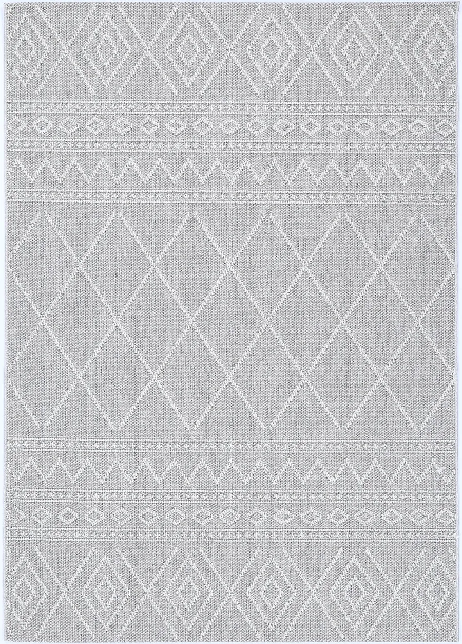 Courtyard Enya Indoor / Outdoor Grey Rug by Wild Yarn Style Sourcebook