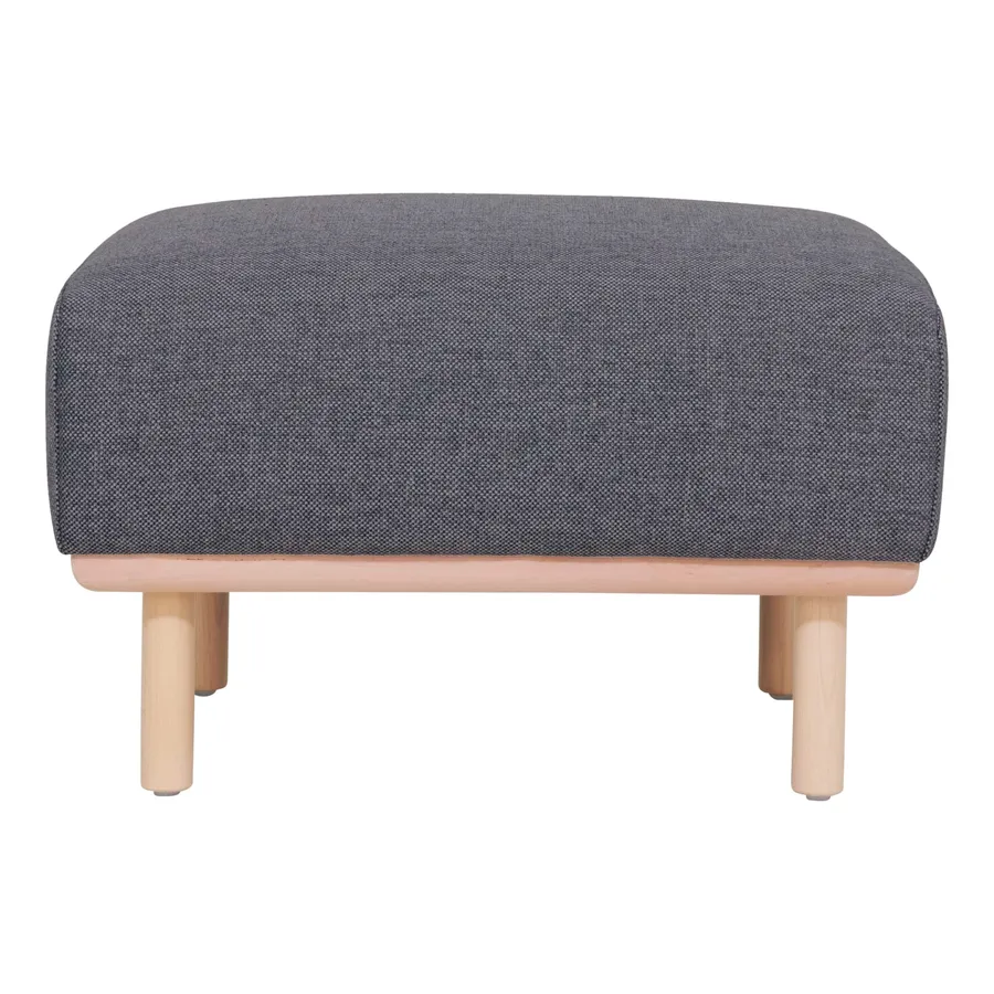 Stratton Footstool in Cloud Storm