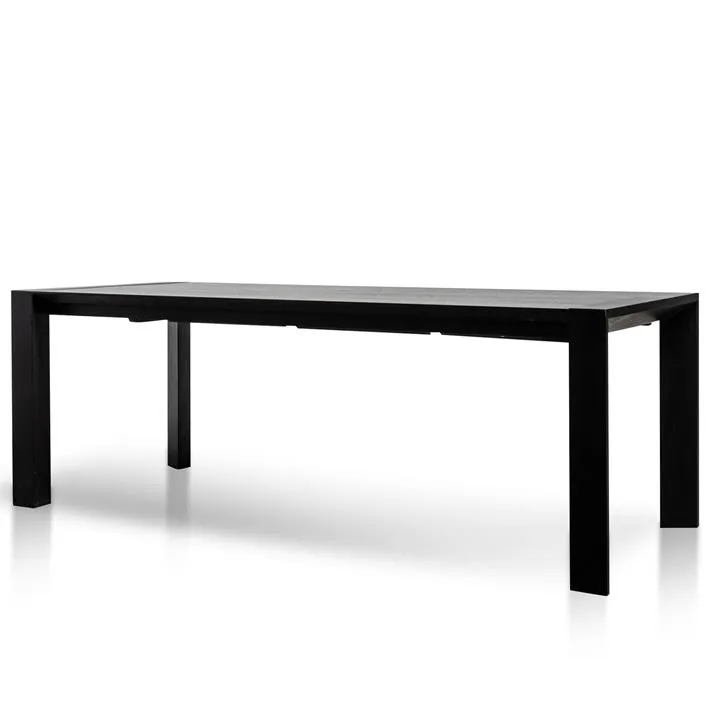 Viola Extendable (1.8m - 2.8m) Wooden Dining Table - Black by Interior Secrets - AfterPay Available