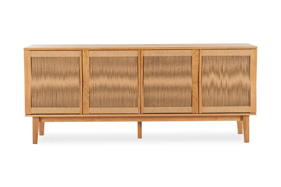 Jensen Coastal Sideboard, Solid Oak Legs, by Lounge Lovers