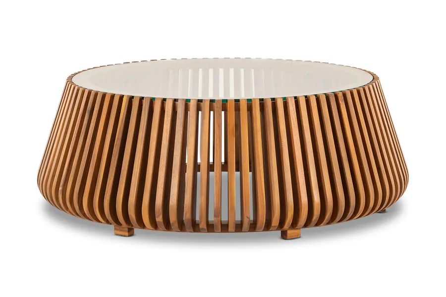 Aurora Coastal Coffee Table, Solid Timber, by Lounge Lovers