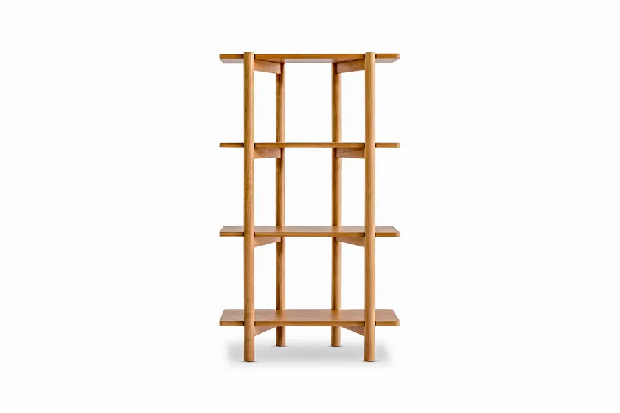 Ollie Medium Shelf, Oak Wood, by Lounge Lovers
