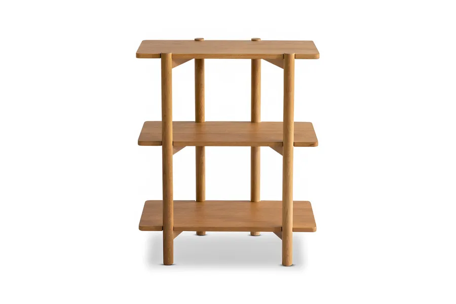 Ollie Small Shelf, Oak Wood, by Lounge Lovers