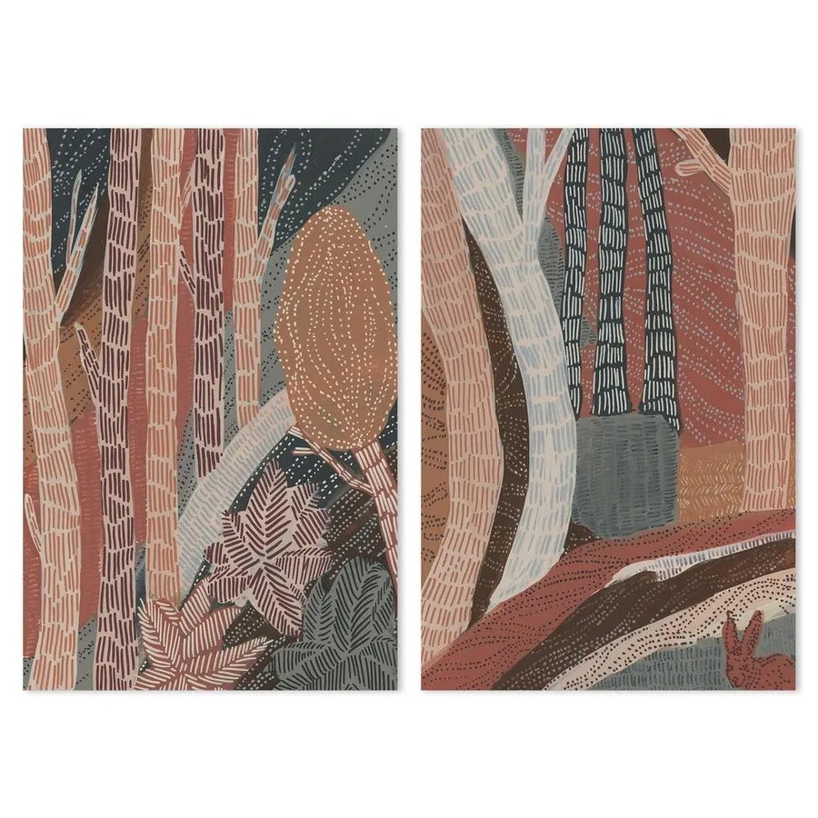 Into Bohemia Forest, Set Of 2, Style A