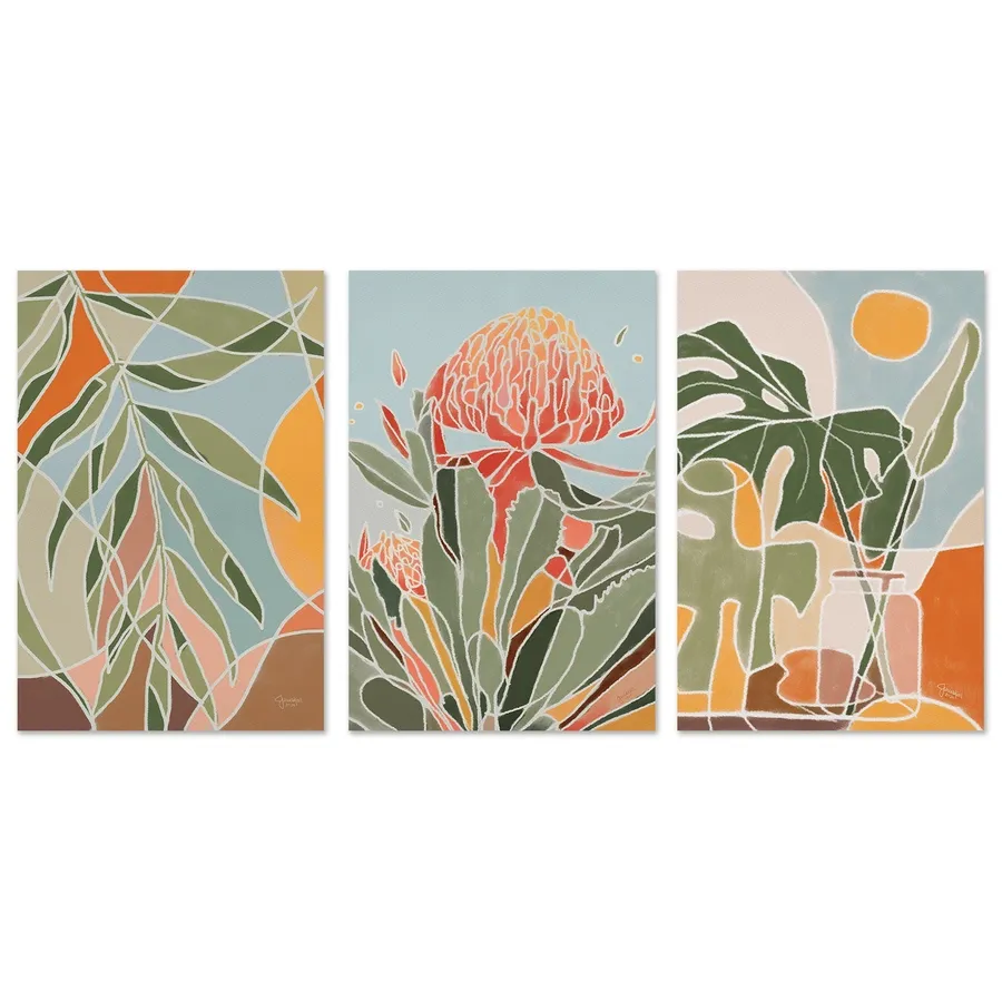 Native Botanics, Style B, Set Of 3