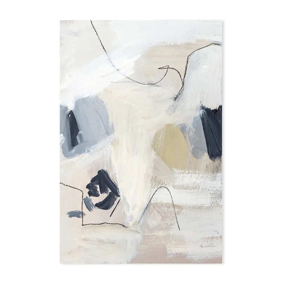 Neutral Abstract Navy , Style A