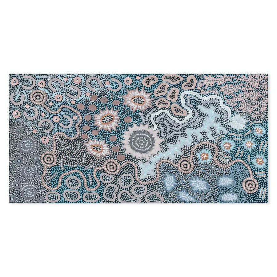 Women's Gathering Bushtucker, Blue tone