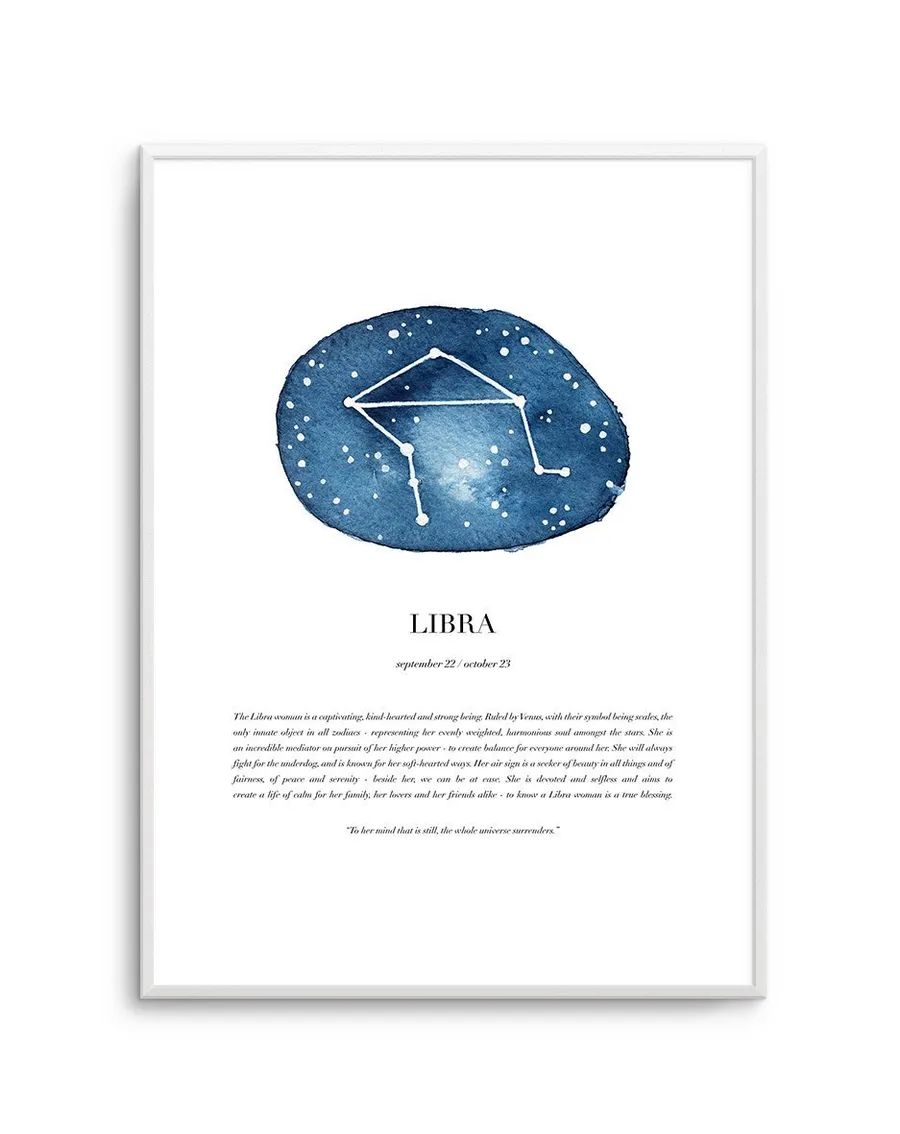 Libra | Watercolour Zodiac