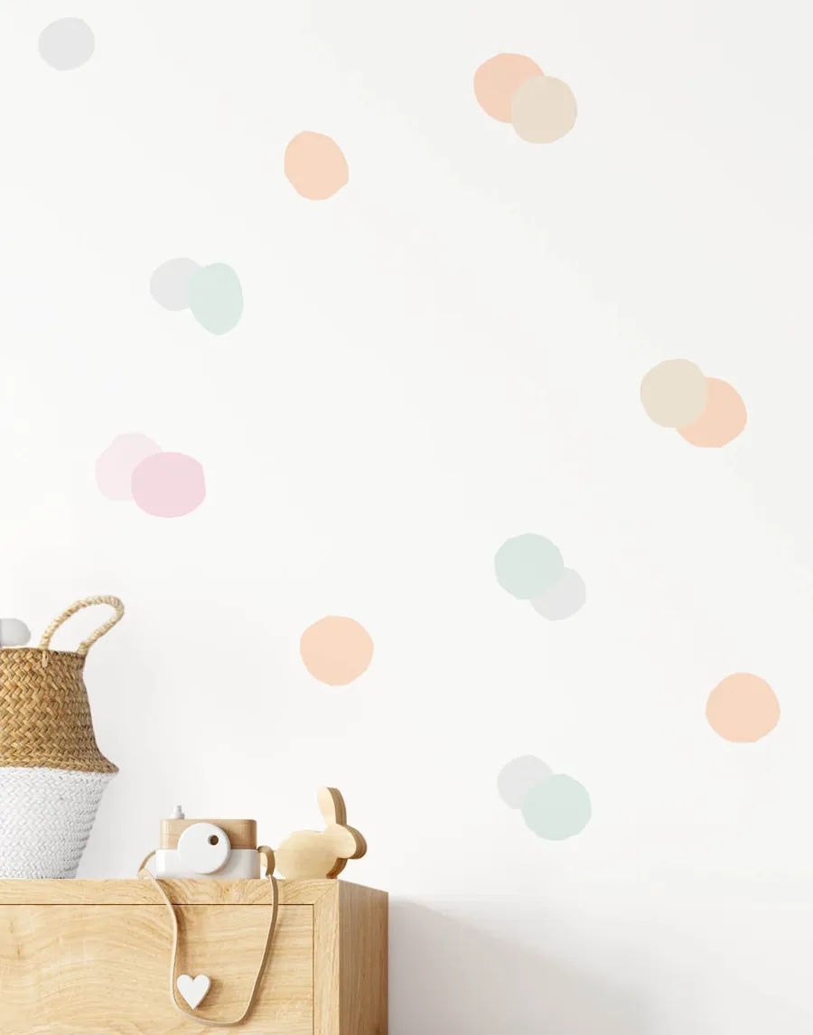 Hand Drawn Dots | Large Decal Set