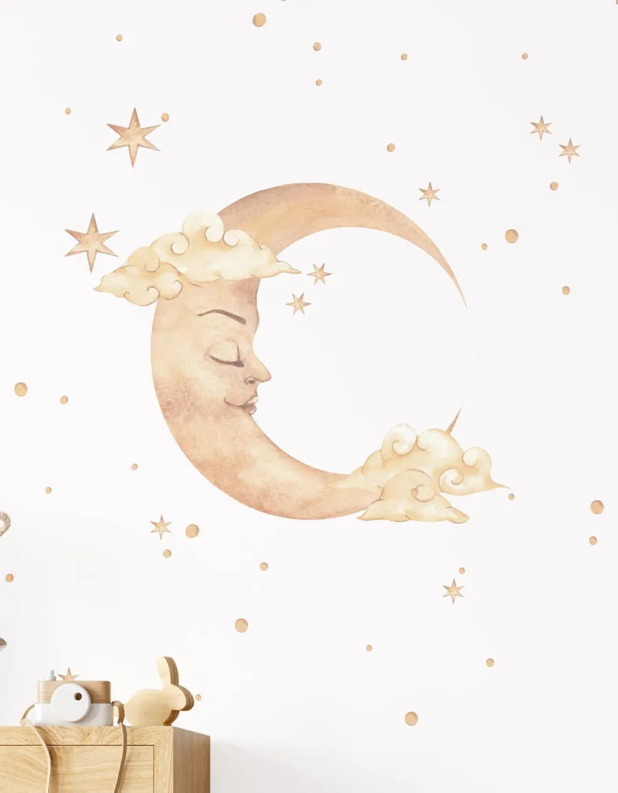 Bohemian Moon Decal Set