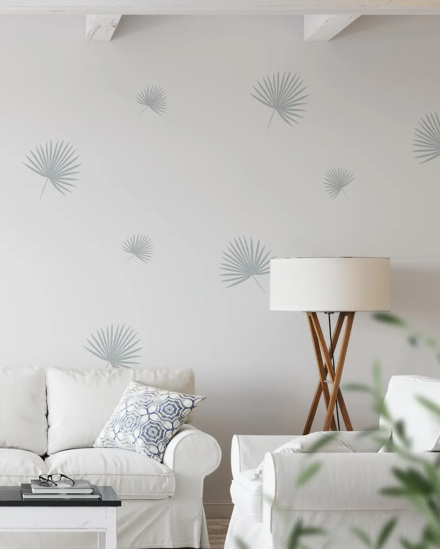 Boho Palm Leaves Decal Set