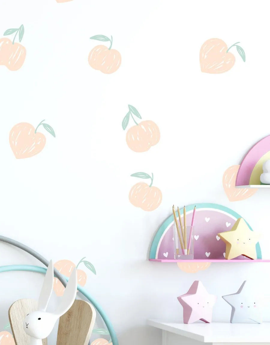 Izzy's Peaches Decal Set