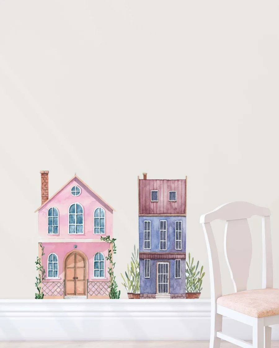 Little Townhouses I Decal Set