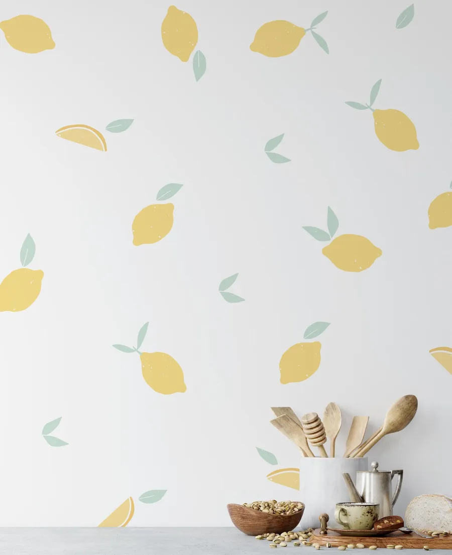 Vintage Lemons Decal Set