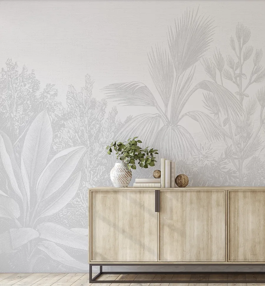 Vintage Tropics Wallpaper Mural