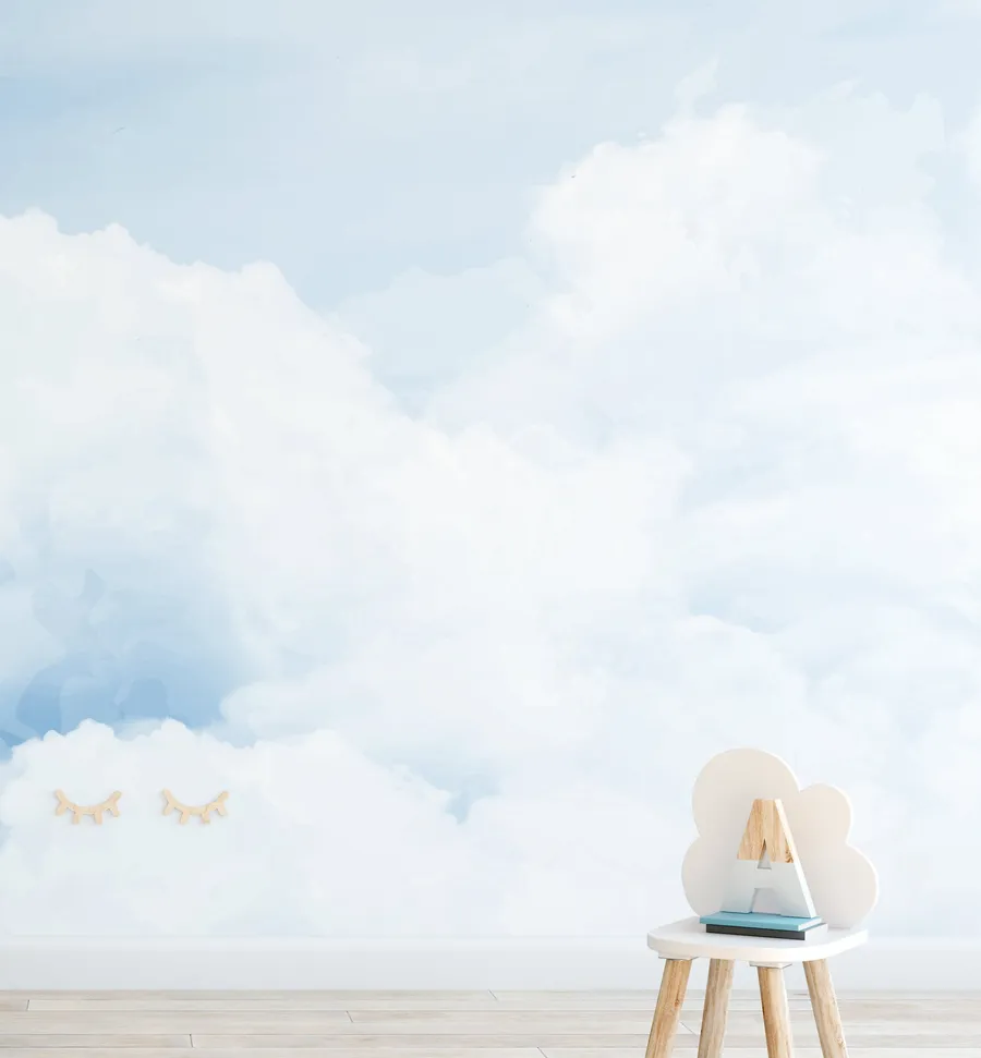 Cloudy Skies Wallpaper Mural