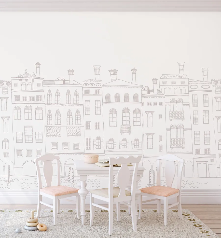 Parisian Street Wallpaper Mural