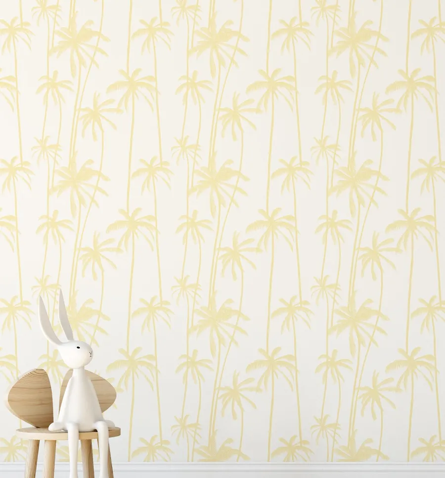 Good Palms Lemon Butter Wallpaper