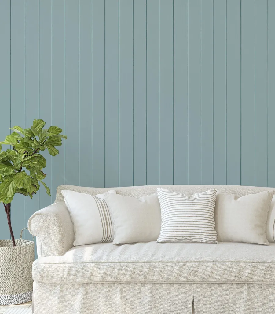 Tongue & Groove Wood Panel Wallpaper | Mountain Rivers