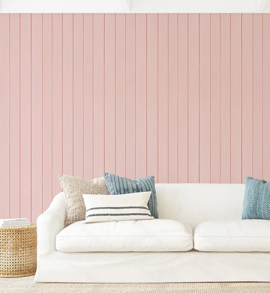 Tongue & Groove Wood Panel Wallpaper | Pure Romance