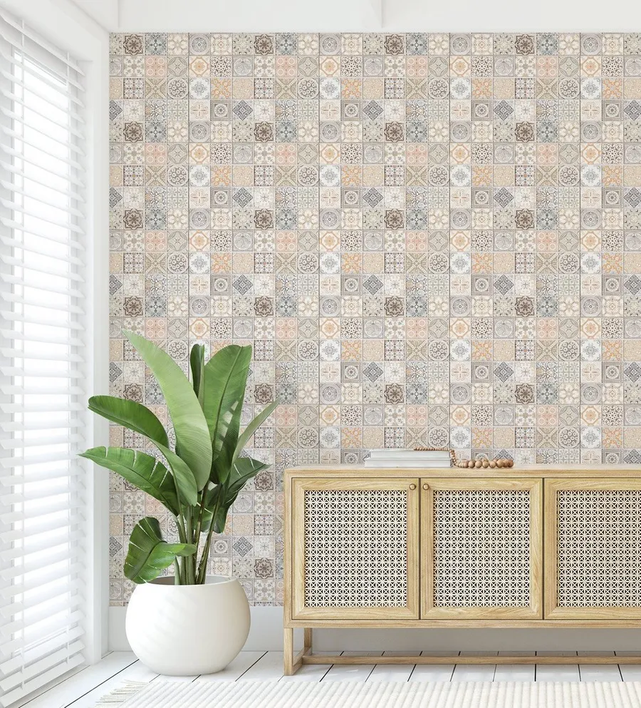 Little Moroccan Tiles Wallpaper