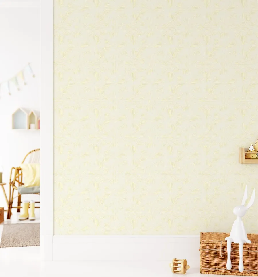 Little Arches in Yellow Wallpaper