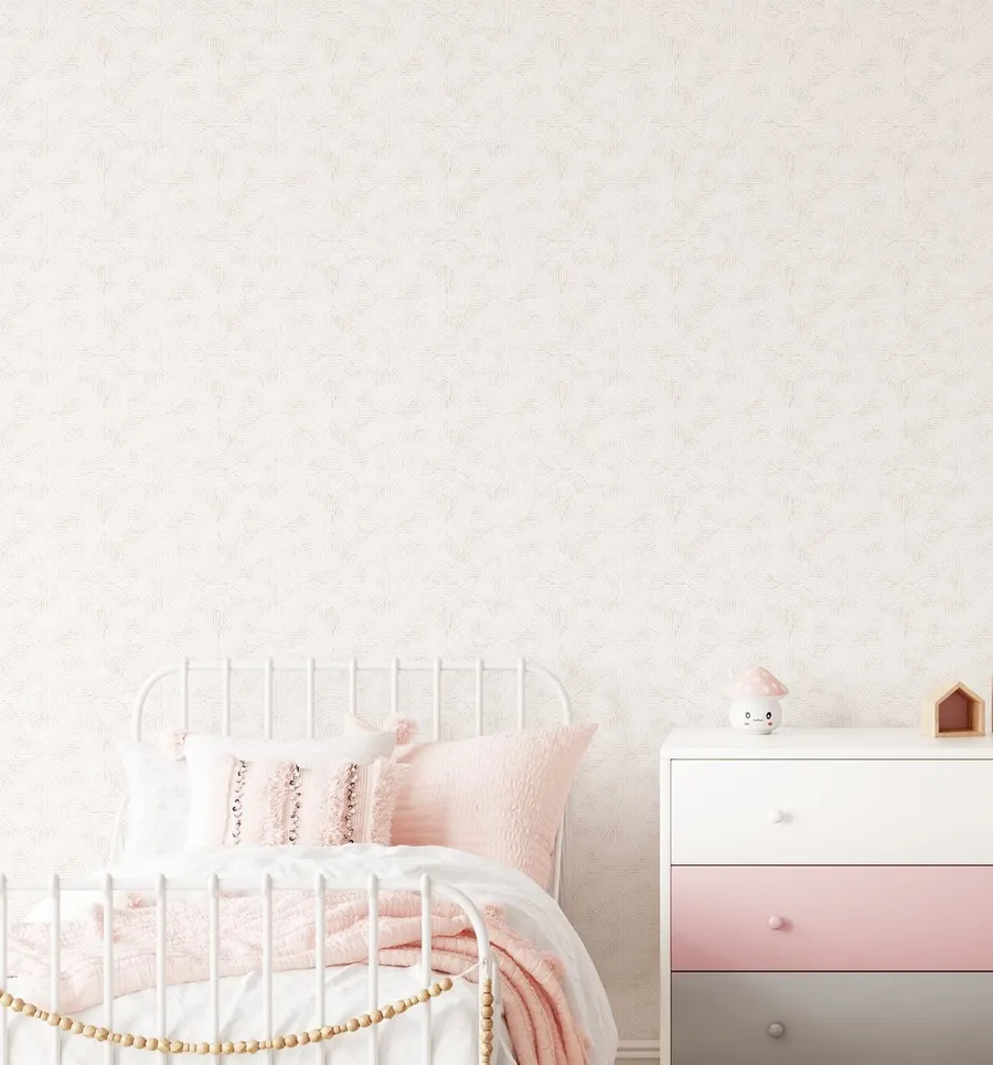 Little Arches in Beige Wallpaper