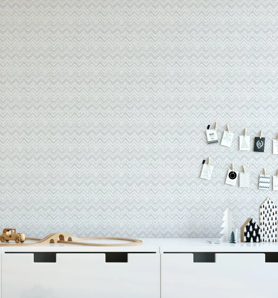 Navajo In Textured Grey Wallpaper