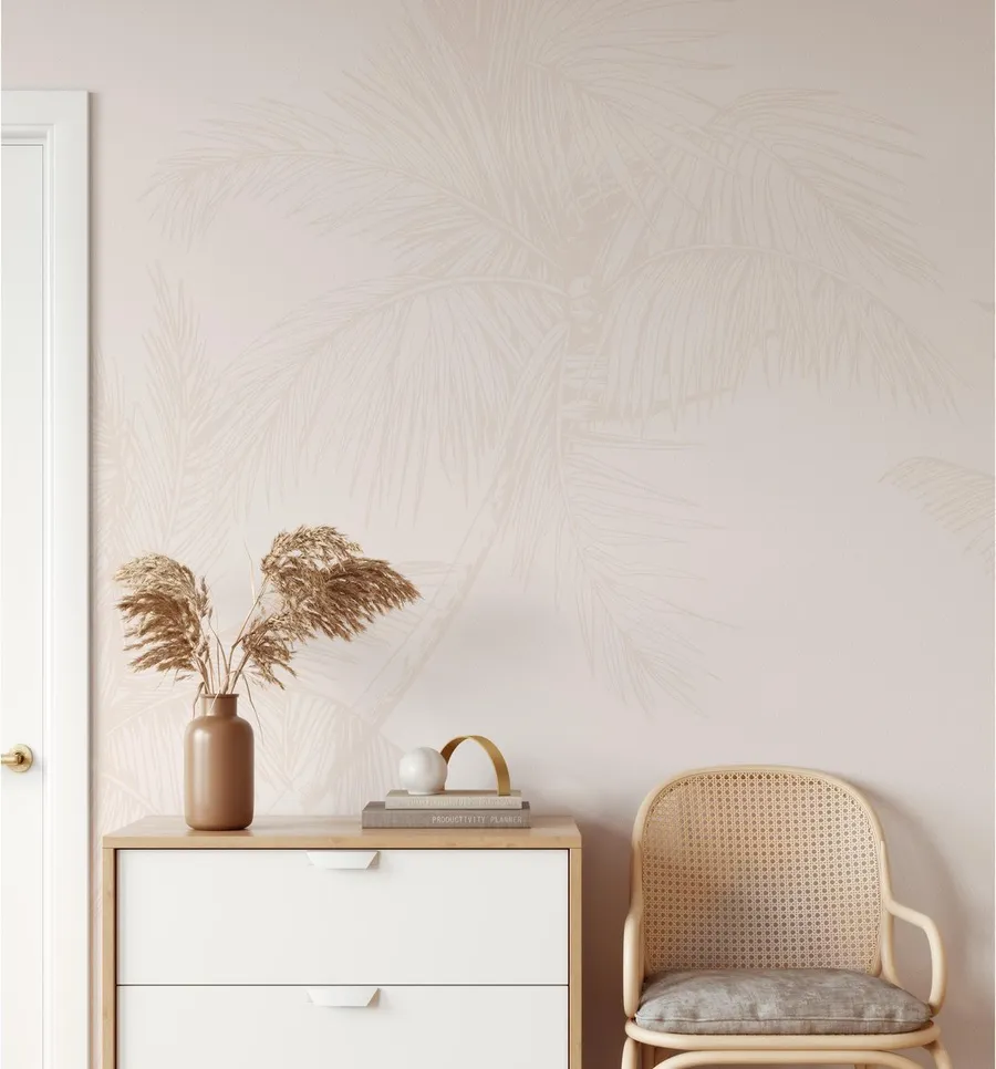 The Palms Wallpaper In Sand