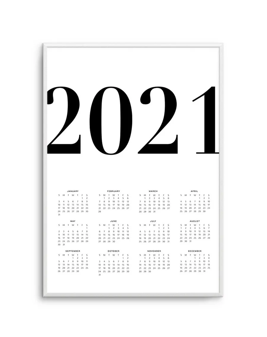 2021 Vogue Calendar
