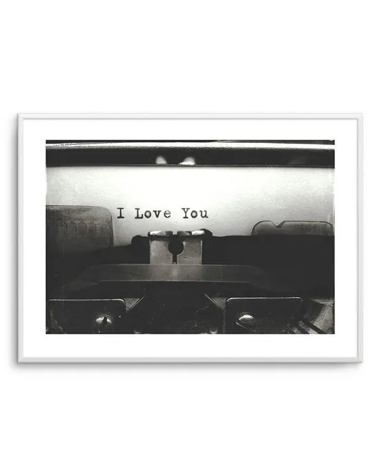 I Love You | Typewriter