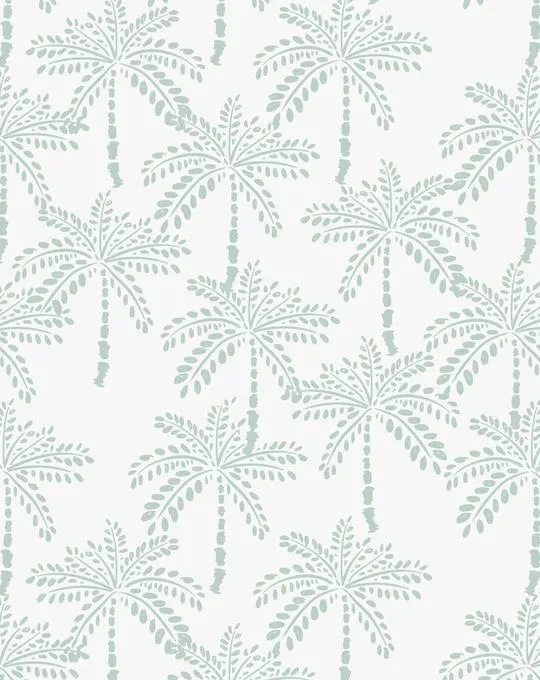 Cruisey Palms | Mint Wallpaper