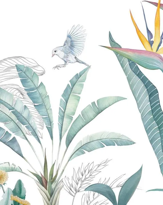 Tropical Adventure Wallpaper Mural