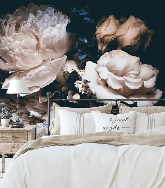 Midnight Botanica Wallpaper Mural