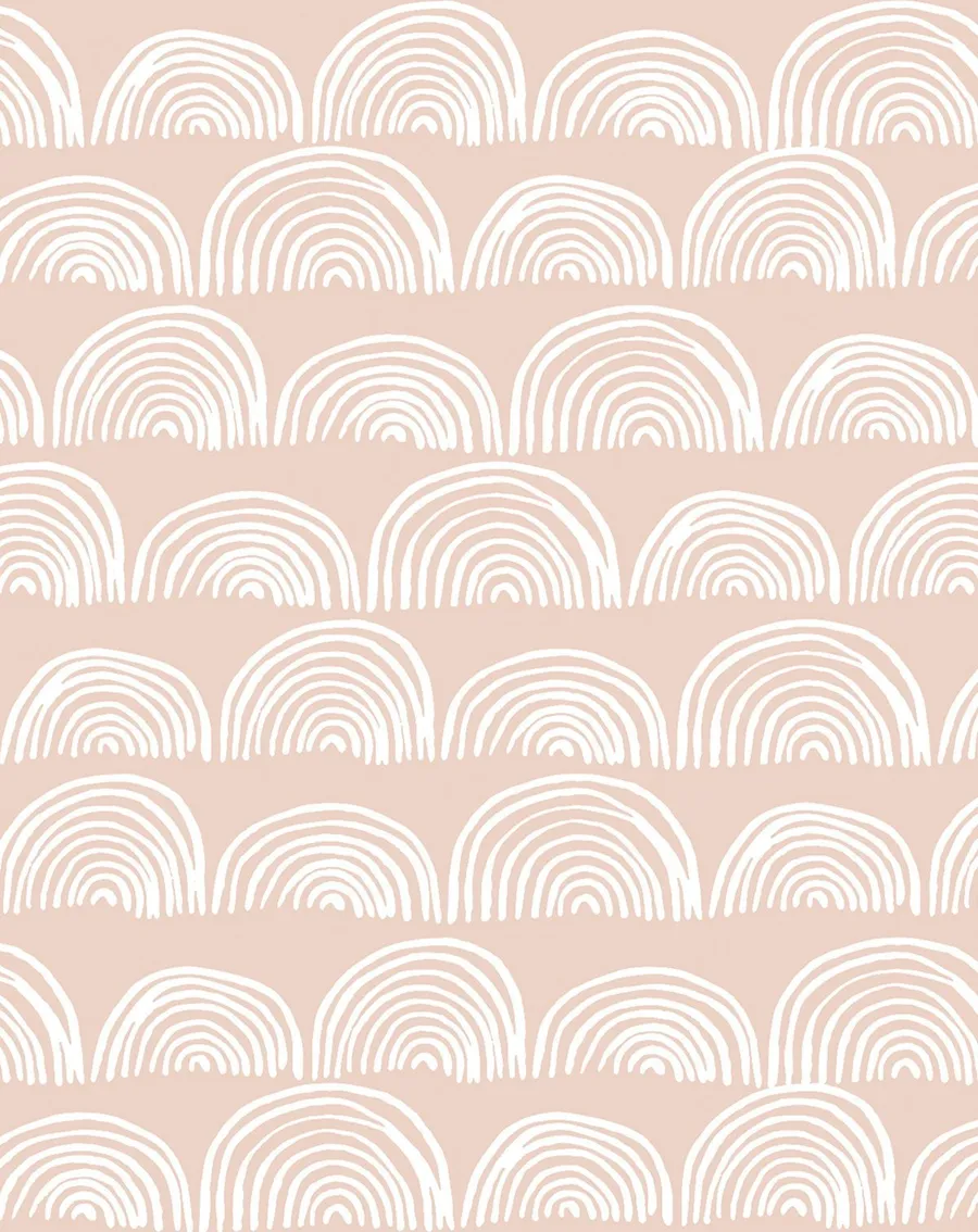 White Rainbows Wallpaper
