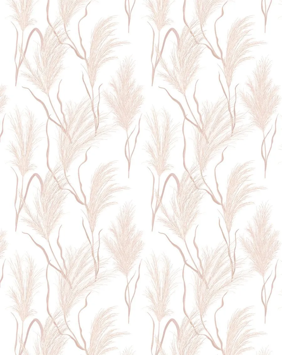 Pampas in the Wind Wallpaper