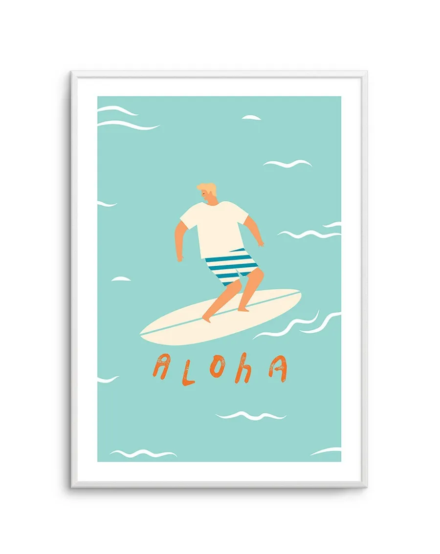 Aloha Surfer Dude | Blue