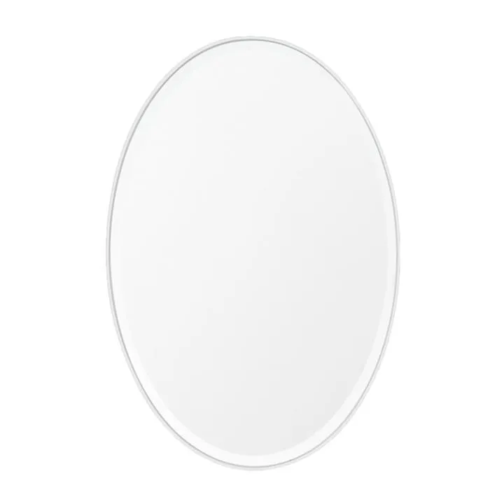 Lolita 90cm Oval Mirror - Bright White by Interior Secrets - AfterPay Available