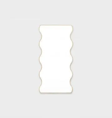 Artemis 165cm Wave Mirror - Brass by Interior Secrets - AfterPay Available