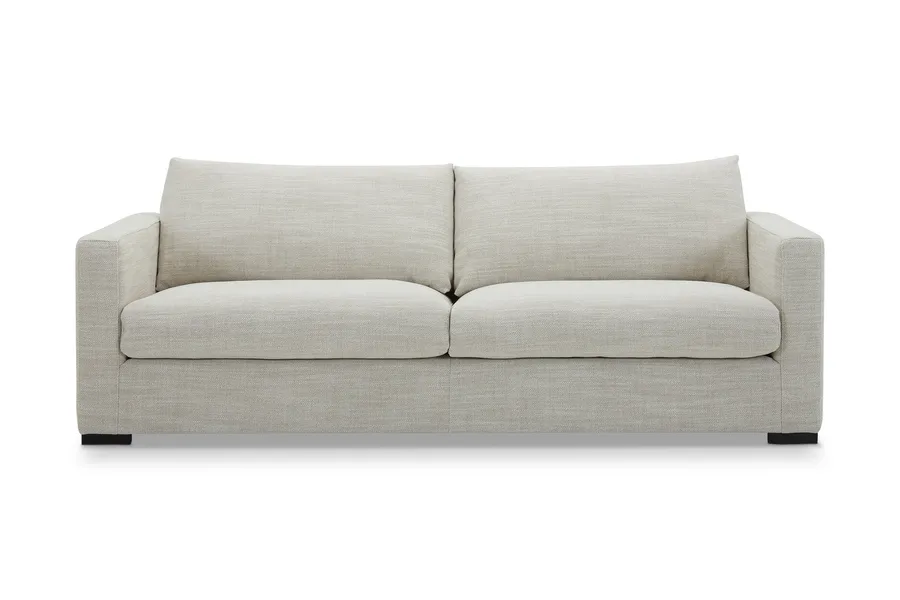 Urban Modern 3 Seat Sofa, Beige, by Lounge Lovers