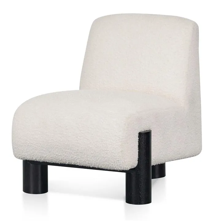 Deandre Lounge Chair - Ivory White Boucle by Interior Secrets - AfterPay Available