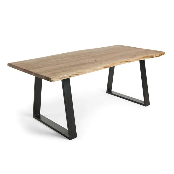 Sono 1.6 Solid Wattle Timber Dining Table - Natural by Interior Secrets - AfterPay Available