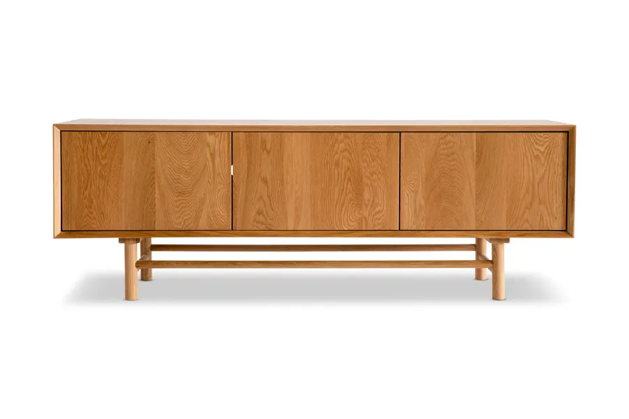 Ollie 160cm TV Unit, Oak Wood, by Lounge Lovers