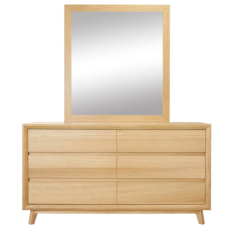 Morgan Dresser With Mirror Oak