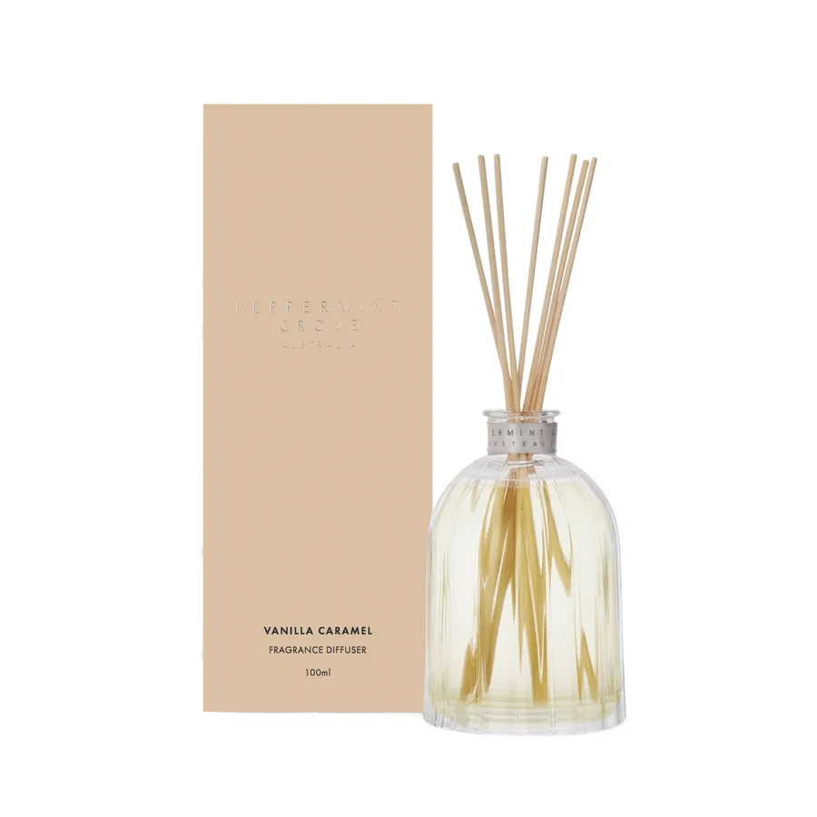 Peppermint Grove Room Diffusers Vanilla Caramel - 100ml